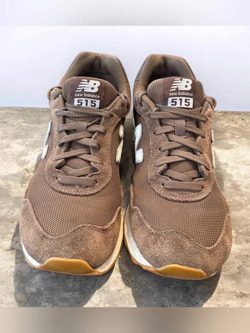 New Balance 515 V3 Mushroom Brown White Gum Sneakers Mens Size 9
